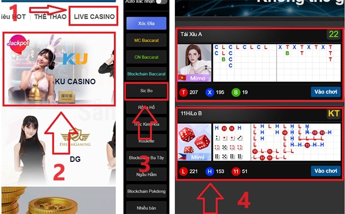 Hướng dẫn cách tham gia chơi tài xỉu tại nhà cái Kubet